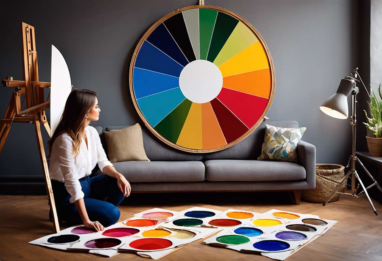 La roue des couleurs d'itten : les contrastes et harmonies fondamentales