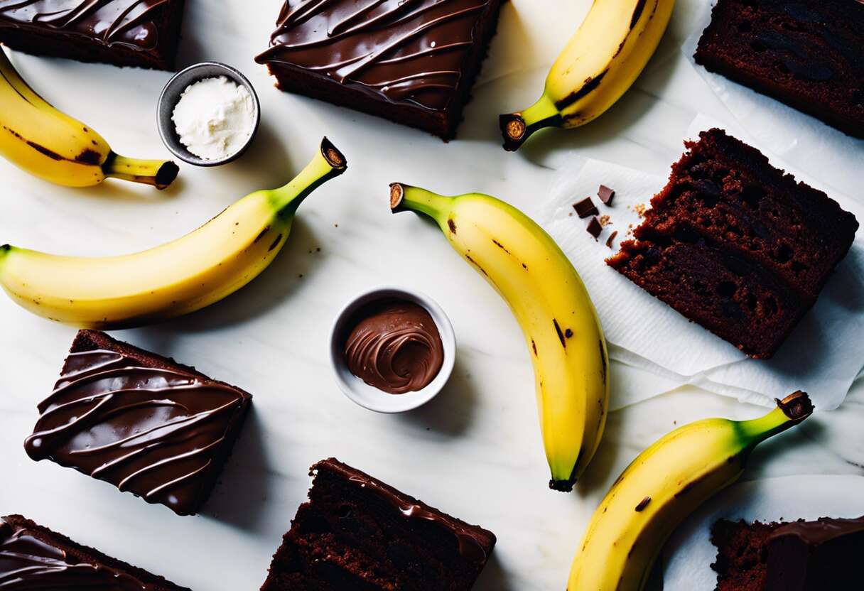 Comment préparer un délicieux cake chocolat-banane en quelques étapes simples ?