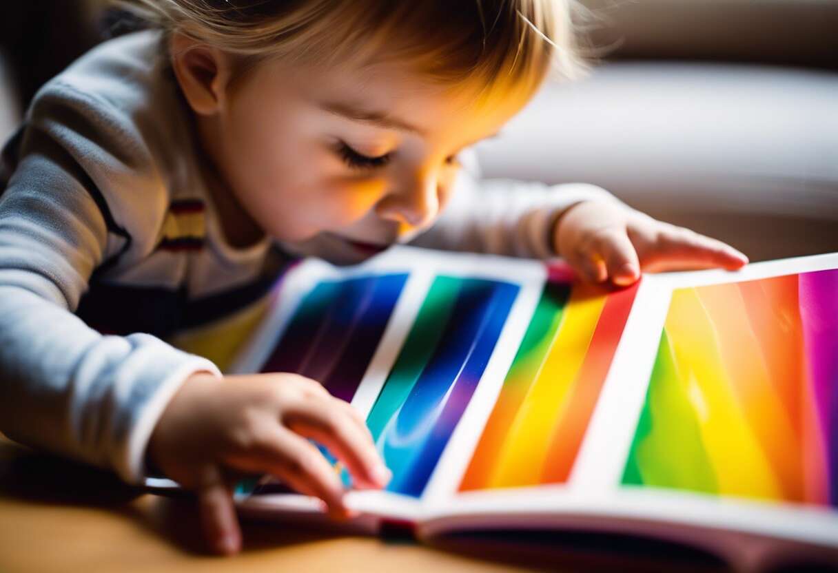 Comment éveiller les sens de votre enfant avec un imagier tactile des couleurs ?